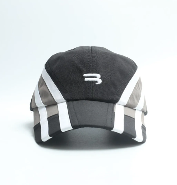 

2024 Designer Environmental friendly wave Embroidered Baseball Cap duck tongue cap, Grey