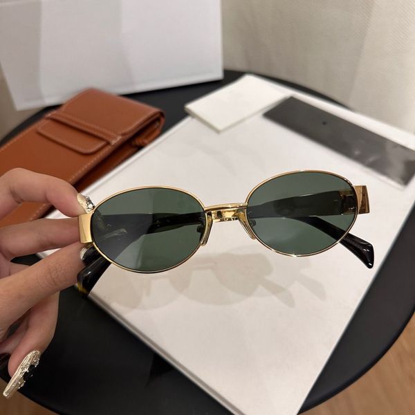 

Designer Sunglasses women Personality Outdoor Shades Fashion Classic Lady men Sunglasses for wome Luxury Eyewear Mix Color Optional Triangular signature gafas