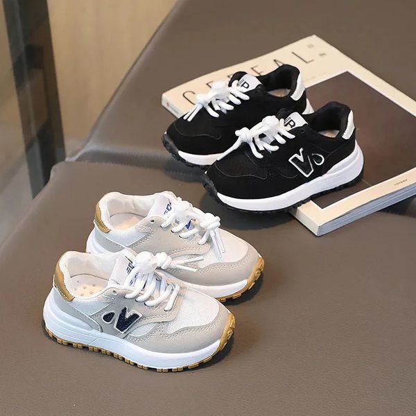 

Baby Boomer Generation Spring/Summer Full Match Trend Sports for Toddler Boys and Girls Mesh Breathable Casual Outdoor Walking Shoes 240627, Grey