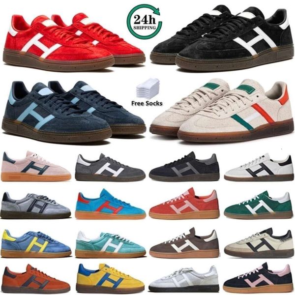 

spezials handball special men women casual shoes Spel Flat Vegan Sneker wales bonner platform Shoe Sier Black Gum Leopard Pony Mens Womens Trainers Sports Sneake, Grey