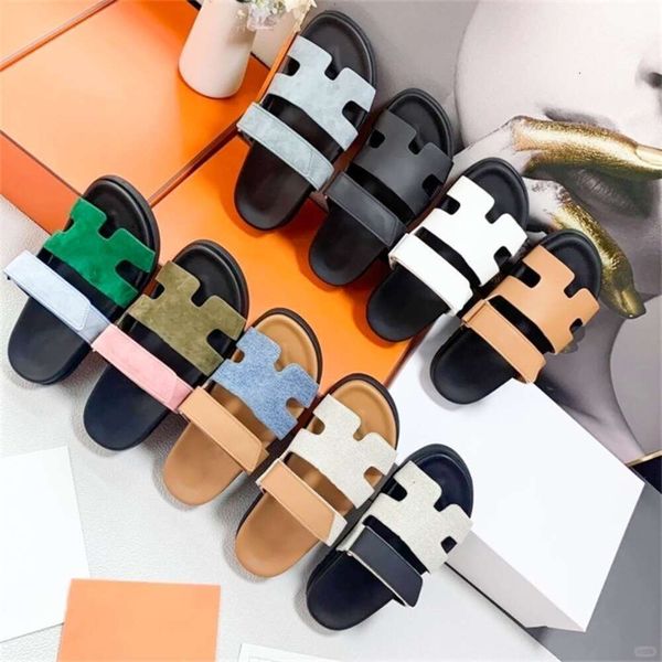 

pink yellow red Designer tazz Slipper flip flop slip-on Mule summer sliders beach Sandale Women man leather shoe lady top Flat Slide fashion casual Luxury shoes, 4_color