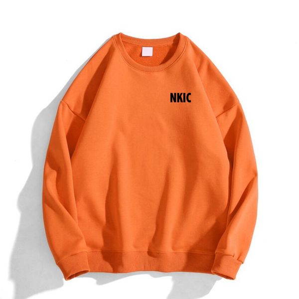 

Fashion Men's Women's Brand LOGO Hoodies Spring Autumn Winter Casual Hoodies Sweatshirts Men Tops Orange Hoodie Sweatshirt Male, Navy blue