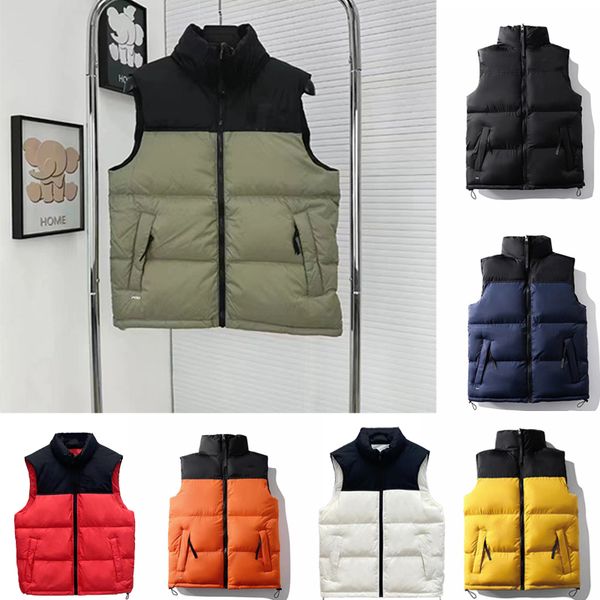 

Designer Mens Vests Puffer Vest Men Waistcoat North Women Winter Down Unisex Couple Bodywarmer Mans Jacket Sleeveless Outdoor Warm, Burgundy