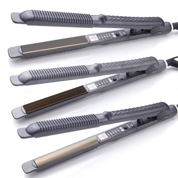 

Professional Crimp Iron Straightener Corrugation Fluffy Styler Narrow Plates Hair Curler Corrugated Crimping Tools 240626, White