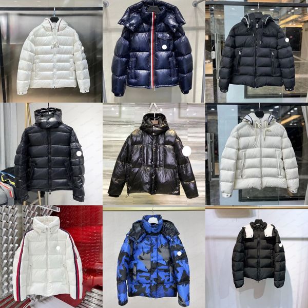 

Winter Down Jacket Unisex Outdoor Warm Hooded Puffer Coat Fashion Down Coat Asian Size 1-5, Color35