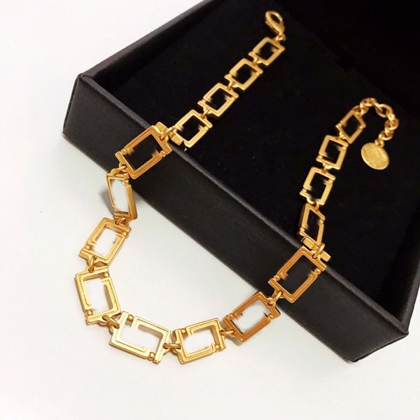 

Classic Luxury Necklaces Pendants Designer Bracelet Hip Hop Stainless Steel Cuff Fashion Unisex Bangle Necklaces Womens Mens Chain Jewelry Party Gift with Box