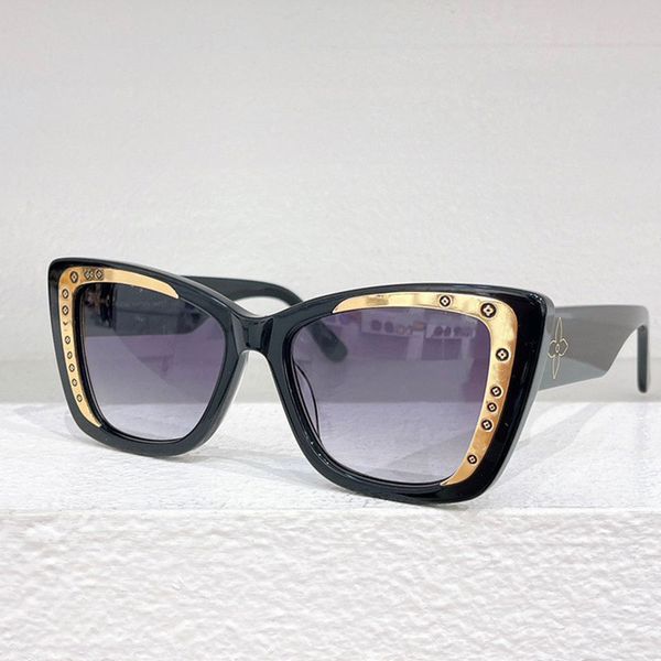 

Luxury Womens Moon Cat Eye Sunglasses Z2424 Womens Designer Cat Eye Acetate Fiber Glasses Z2007 Frame with Flower Logo Design 100% UV Protection Polarizing Lens