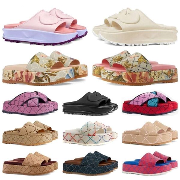 

Sandals Designers for Women Hollow Platform Ladies interlock Sandals Slide Sandal with Lnterlocking G Lovely Sunny Beach Woman Thick soles Shoes Double G Slip, Reference picture 18