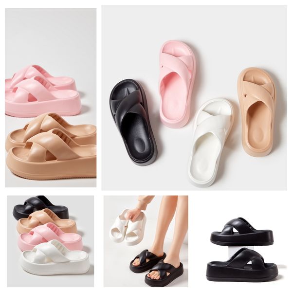 

beach slippers Classic Flat woman slippers Summer lady Cartoon Big Head Slippers Leather Hotel Bath fashion women shoes Large, Red