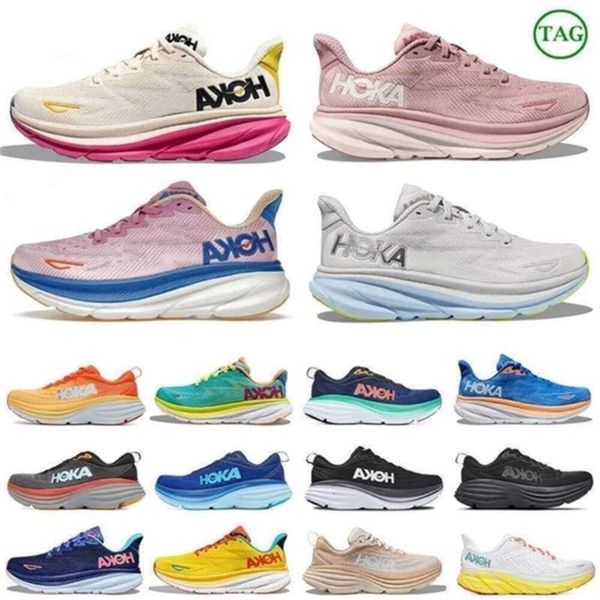 

Designer hokh Bondi 8 Running Shoe hokhs Shoes Womens Clifton 8 Clifton 9 Triple Black White Bellwether Blue Fog Mist Peach Mountain Vibrant Orange Spo, Light grey