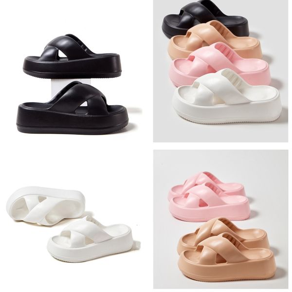 

Pool Pillow Womens Slippers Summer Sliders Slippers Fashion Classic Prints Embossed Flat Comfort Mules Scuffs Casual Shoes Denim Summer Sandal, Red