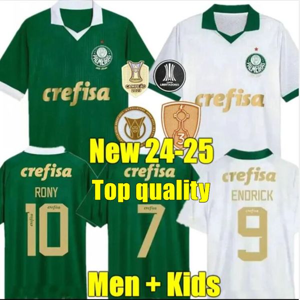 

24 25 Palmeiras Mens Soccer Jerseys 2025 kids kit and adult shirt DUDU BRENO LOPES R.VEIGA DEYVERSON ATUESTA ZE RAFAEL G.VERON DANILO Home Away Football Shirt Uniforms, 24 25 home