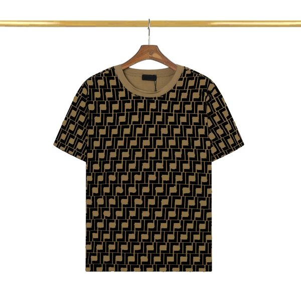 

Designers Mens Tshirt Classic Tees Luxury short sleeve highend fashion men's clothing Breathable summer casual Full of letters, Khaki