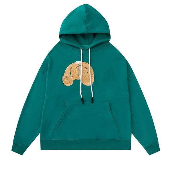 

2023 Man palm designers mens hoodies pullover teddy printed fashion ber terry hooded long sleeve women letter Asian size -XL, Khaki