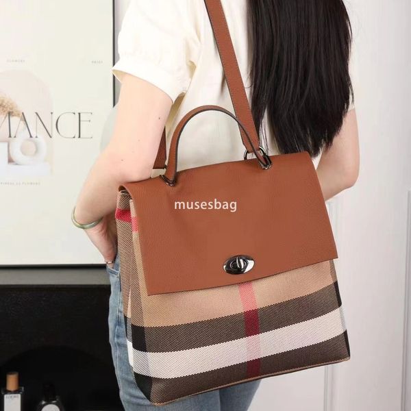 

Business commuting niche design student backpack high capacity backpack for junior high school students trendy Korean printed girl backpack campus bag, Brown