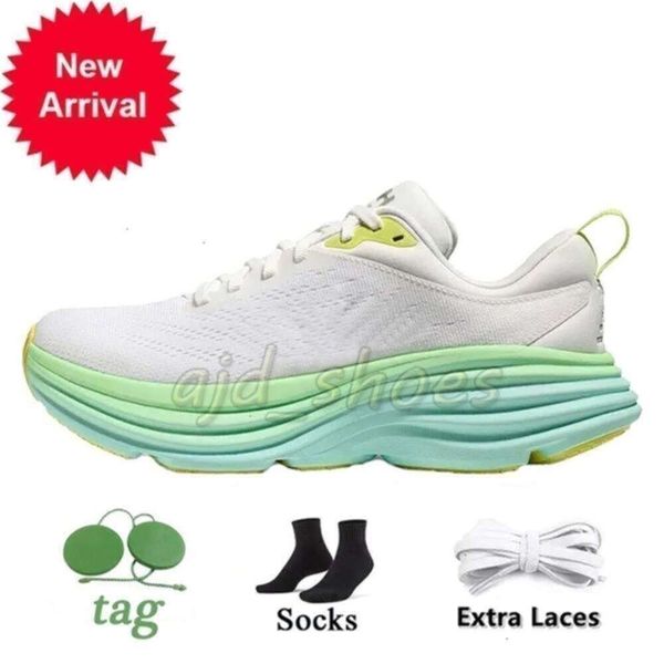 

AAATop Hokaes Clifton 9 Bondi 8 Designer Men Women Running Shoes Free People Eggnog Triple White Black Ice Blue Cyclamen Sweet Lilac Fashion Jogging Tr, Grey