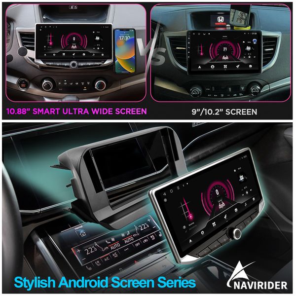 

Qled 10.88 Screen Android Video Player Carplay for Ford TRANSIT 2015-2018 Type-C Charging Mobile holder GPS Multimedia Stereo