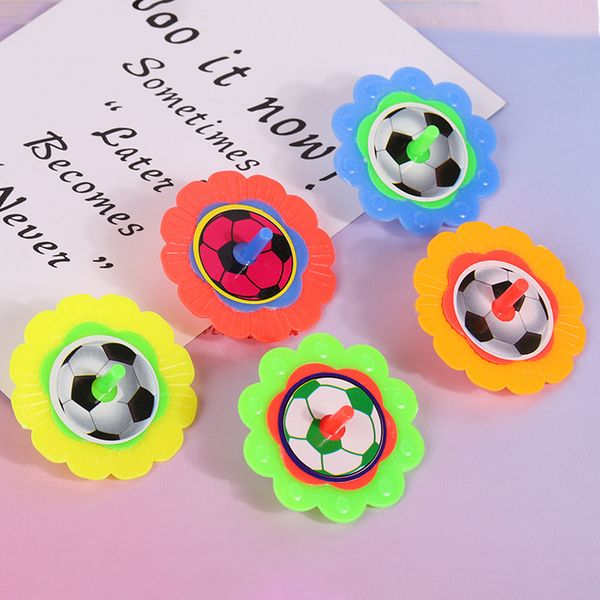 

Soccer 10pcs Top Spinning Children's Small toy Gifts Pinata Fillers toy Prizes Kids Birthday Party Favors Goodie Bag Fillers
