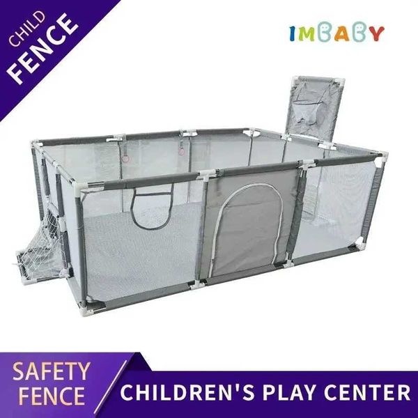 

Rail Baby IMBABY Childrens Furniture Gaming Pen Solid Safety Barrier Baby Amusement Park Newborn Fashion Fence WX6.4, Light yellow