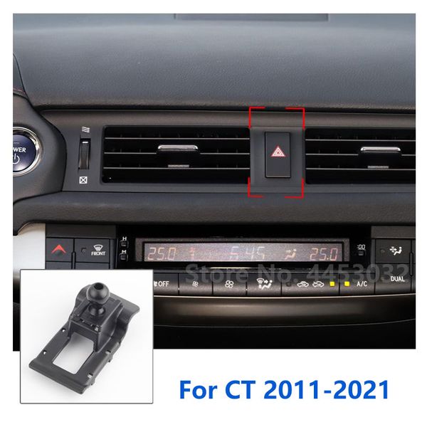

Special 17mm Mounts For Lexus CT Car Phone Holder GPS Supporting Fixed Bracket Air Outlet Base Accessories 2011-2021