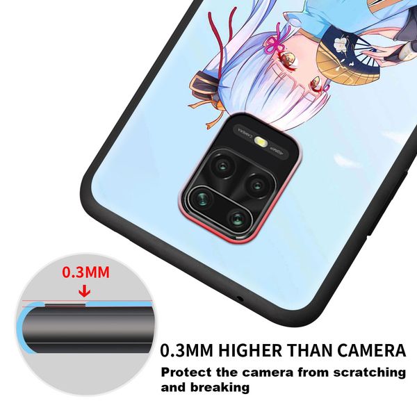 Genshin Impact Phone Case For Xiaomi Poco X3 NFC M3 Pro F3 GT Redmi Note 10 9S 9 8 Pro 9A 9C TPU Black Soft Cover Housing
