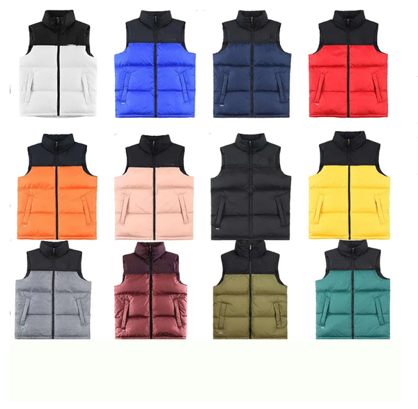 

Mens Designer Puffer Vest Men Waistcoat Male Winter Down Vests Unisex Couple Bodywarmer Woman Mans Jacket Sleeveless Outdoor Warm, Black