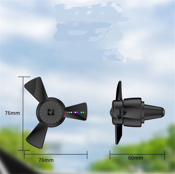 

Air Car Freshener Rotating Outlet Fragrance Auto Accessories Interior Perfume Diffuser LED Ambient Light Car Aromatherapy Device
