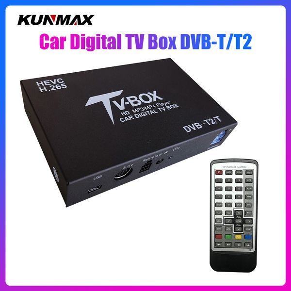 

Car Auto TV Signal Box DVB-T/T2 Car Mobile Digital TV Box Receiver HEVC H.265 TV Tuner Box Germany Europe DVB-T DVB-T2 2