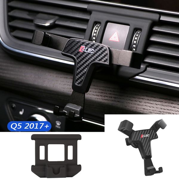 

Holder Car Phone For Audi Q5 FY Sportback Sline Quattro 2017 2018 2019 2020 Car Mobile Bracket Gravity GPS Cell Stand Accessory