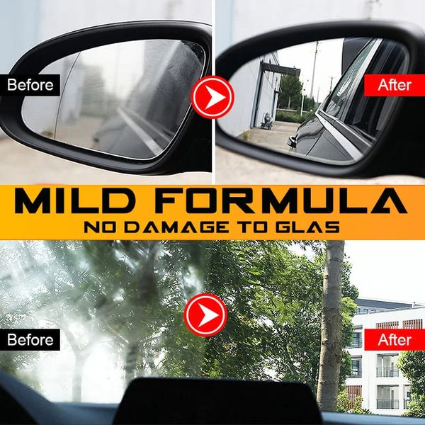 

Oil 50G Glass Film Removing Paste glass cleaner for Bathroom Window Glass Auto Car Windshield Windscreen, Black