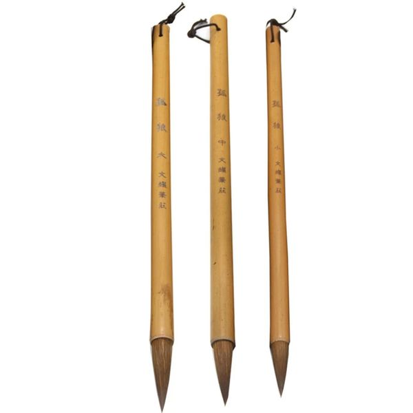 

Chinese Calligraphy Brushes Set CaligrafiaWolf Hair Calligraphy Brush Pen Calligraphie Weasel Painting Brush Pen Tinta China Art Supply