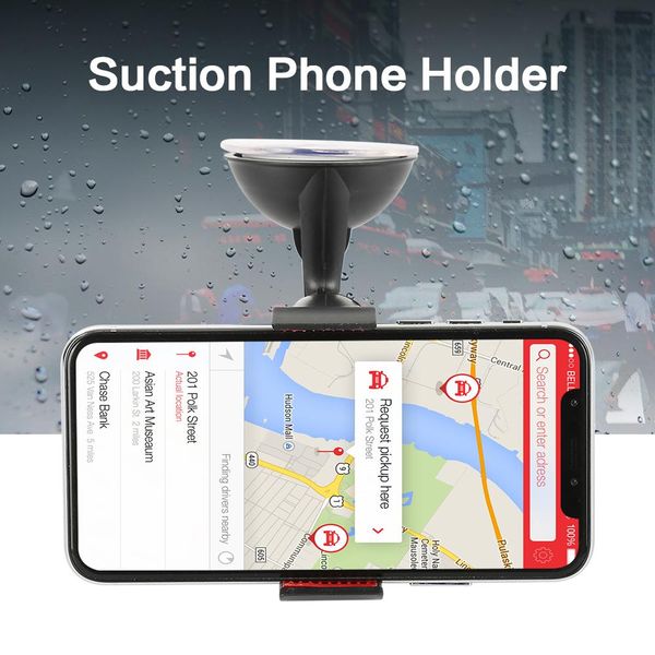 1~10PCS Universal Car Phone Holder 360 Degree Rotating Car Bracket Windshield Mount Clip Holder Mobile Phone For