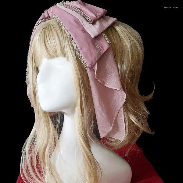 

Bell & Beast - Sweet Bow Hairband Lolita Headpiece By In, Pink