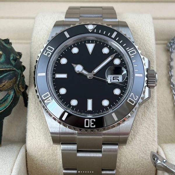 

mens watch root beer 40mm automatic machine 904L stainless steel sapphire waterproof Montre De Luxe DHgate watch submarine Wristwatches, A35