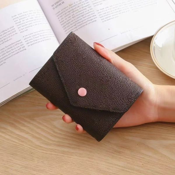 

Designer Women Ms. Holders for women Coin Purse Small Wallet victorine Woman Card Holder Brown wer Short Mini Wallets With Box, Lavender