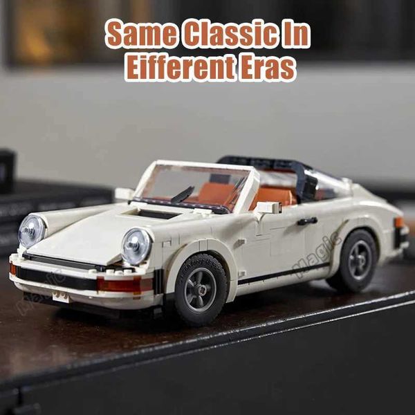 

pieces 1458 of technical retro car model building block set 2-in-1 racing classic model set suitable for adult and teenage toy Christmas gifts W241005, Multicolor