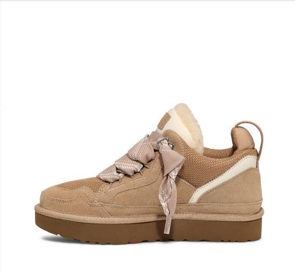 New women low Melly snow boots shoes cozy Sheepskin Low Mel casual wool boots Outdoor sports shoes boots top Quality Beautiful Gifts