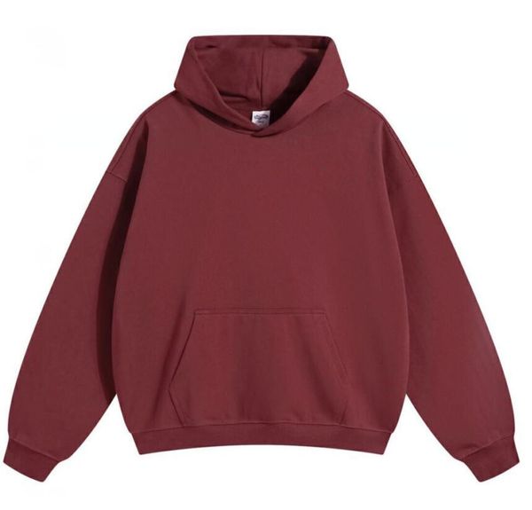 

Casual Loose Unisex Sports Hoodie, No Veet Solid Color Yoga Top for Autumn Winter, A1