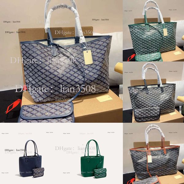 

Tote Designer Leather Shoulder Double-sided Shopping Open Handbag With Small Purse Crossbody Bag 20cm 33cm and 40cm Wide, #4