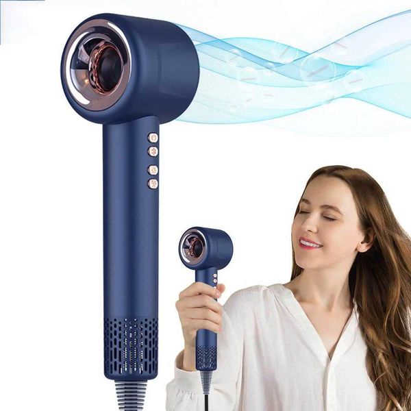 

2000W Leafless Dryers Professional Blow Negative Ions Hair Dryer For Home Appliance Salon Style Styg ToolsXJ241007, Silver