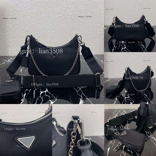 

Re Edition Nylon 2005 2000 Designer Bag Shoulder Bags Women's Fashion 3 Pieces Hobo Cross Body Purse Sales Lady Wallet Canvas Best Gift, P-3