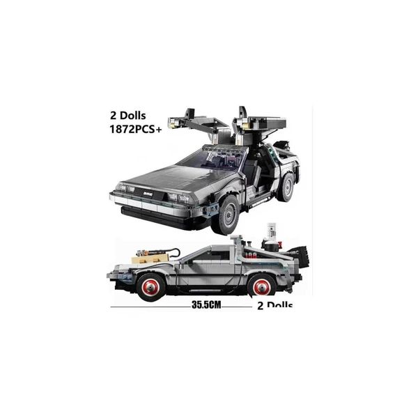 

Building Delorean Blocks Set - 10300pcs Movie Back to the Future Time hine DMC-12 Sport Car Bricks Toy for Boys and Girls 2024 dh3628137 DMC12, Blue