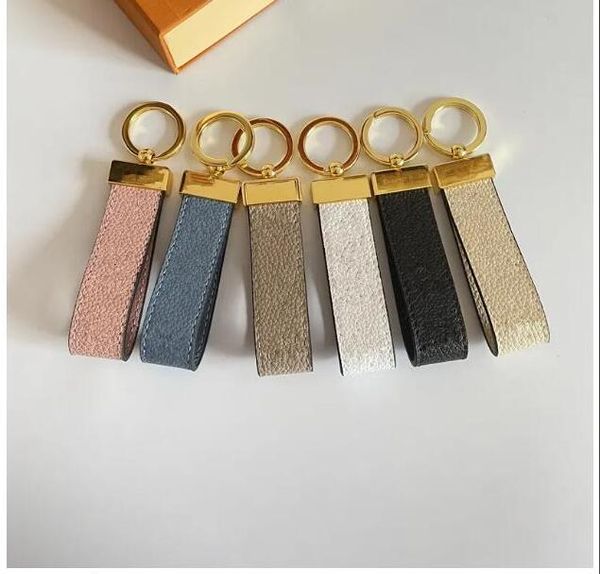 

985 High Quality Keychain Classic Exquisite Luxury Designer Car Keyring Zinc Alloy Letter Unisex Lanyard Gold Black Metal Small Jewelry