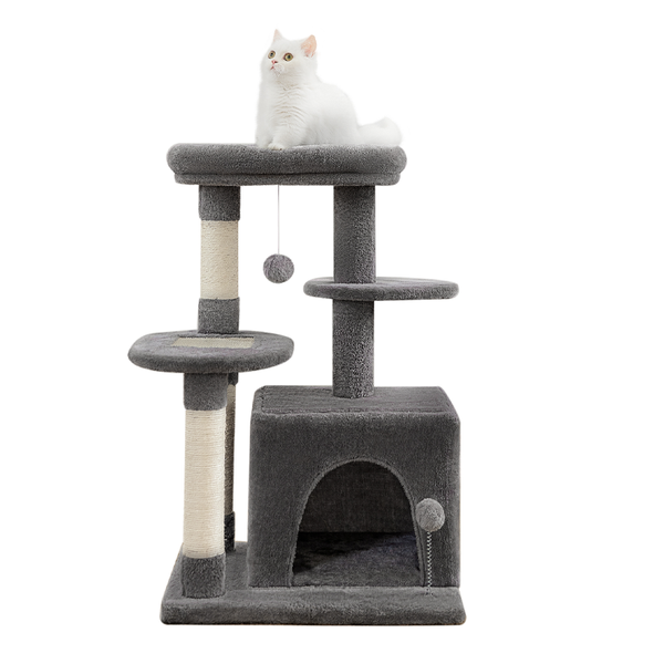 

Combined Cat Bed & Tree - Perfect for Rest & Play