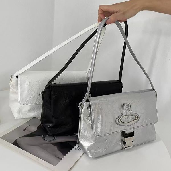 

Designer Women Saturn Tote Bags Crossbody Purses Handbags Designers Shoulder Handbag Wallet Vintage Leather Hobo Large Capacity Bag Evening Clutches, White6