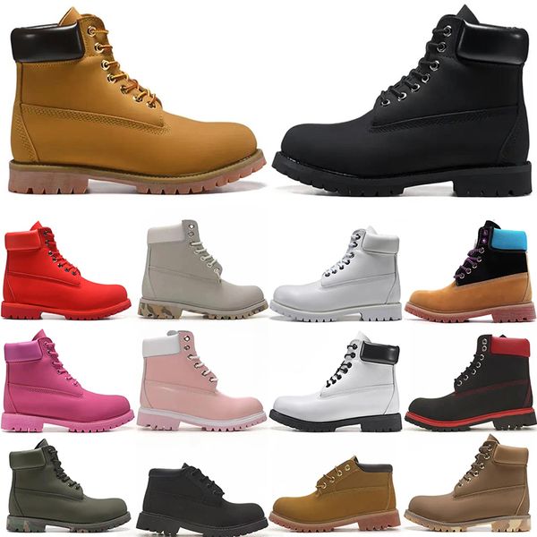 

2024 designer boots men women wheat black white brwon army green blue Ankle booties mens trendy booties winter shoes cowboy boots, Dark grey