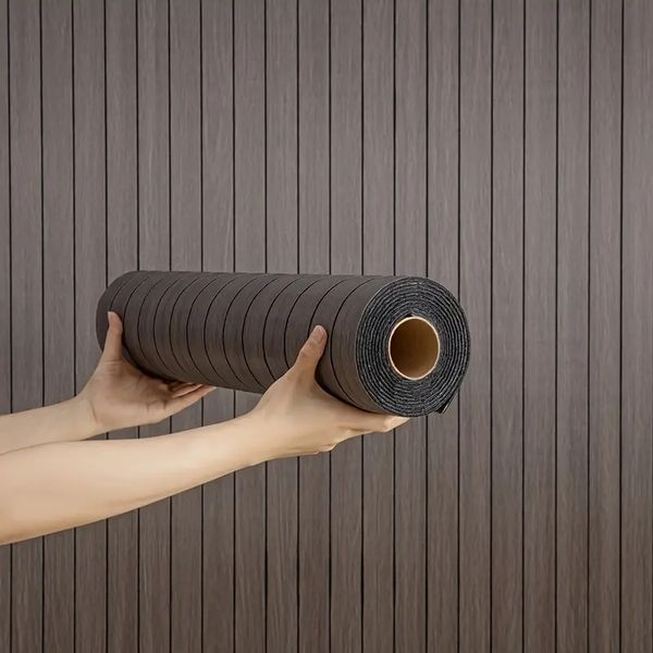 

Removable Extra Thick 3D Wood Texture Wallpaper for Walls and Ceilings - DIY Friendly with High Quality SXP Resin Material