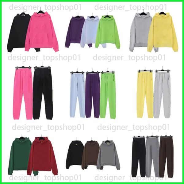 

designer sweatshirts mens fashion graphic hoodie and hight quality pants Stree puff print web hoodies Loose skin-friendly tracksuits Eur size s-xl, White