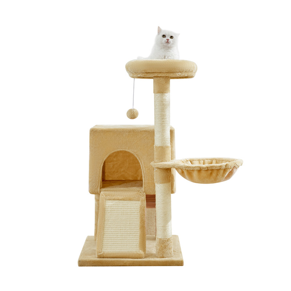 

Classic double section cat scratch pole - beige