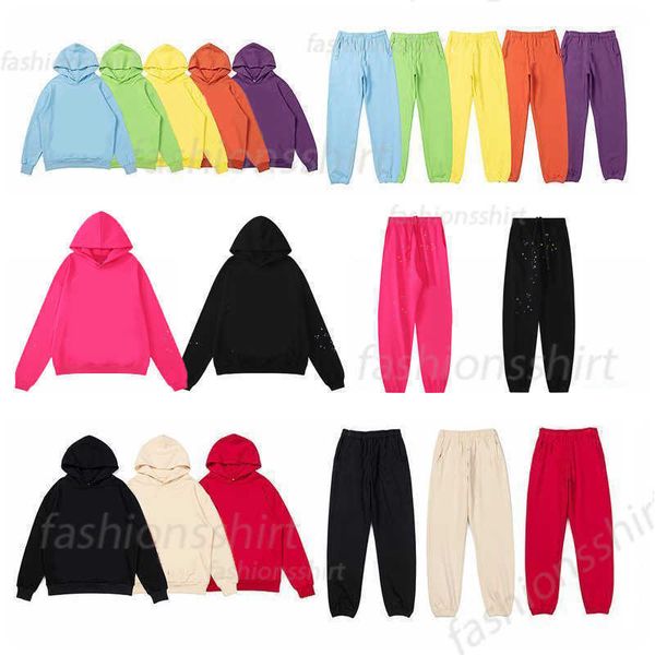 

spider hoddie Men Hoodie Designer High Quality Pullover Young 555 Angel Hoodies Mens Womens Embroidered Web Sweatshirt Joggers Size Spider hoodie 555 pants suit, Beige